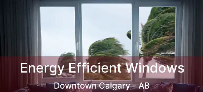  Energy Efficient Windows Downtown Calgary - AB
