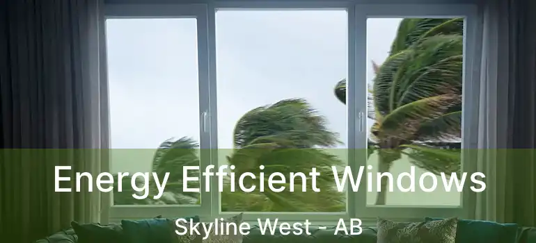  Energy Efficient Windows Skyline West - AB