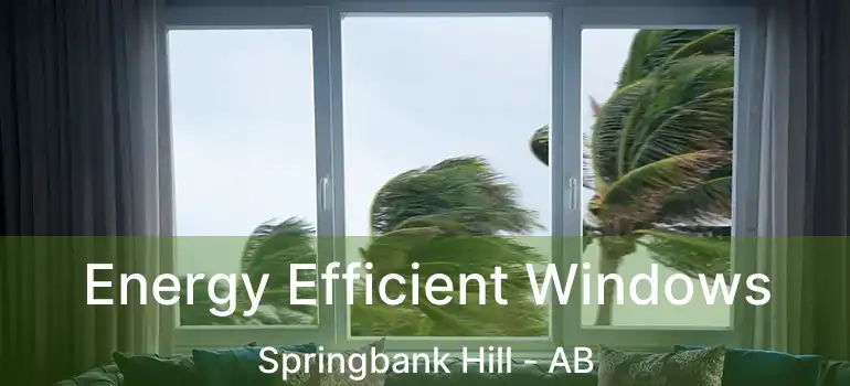  Energy Efficient Windows Springbank Hill - AB