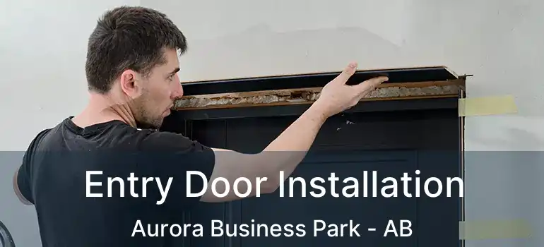  Entry Door Installation Aurora Business Park - AB