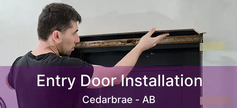  Entry Door Installation Cedarbrae - AB