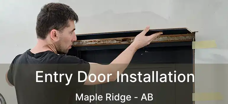 Entry Door Installation Maple Ridge - AB