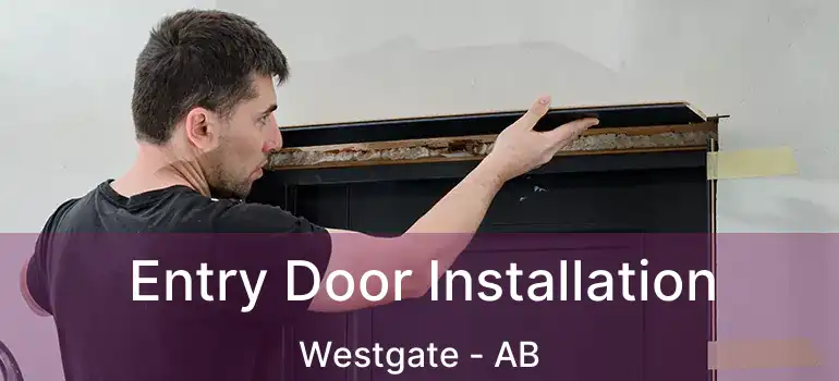  Entry Door Installation Westgate - AB