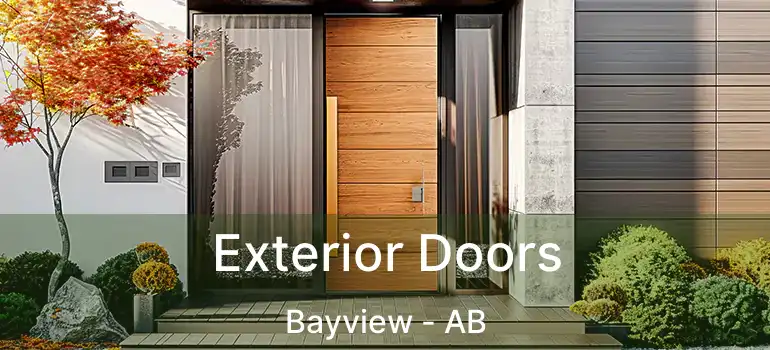  Exterior Doors Bayview - AB