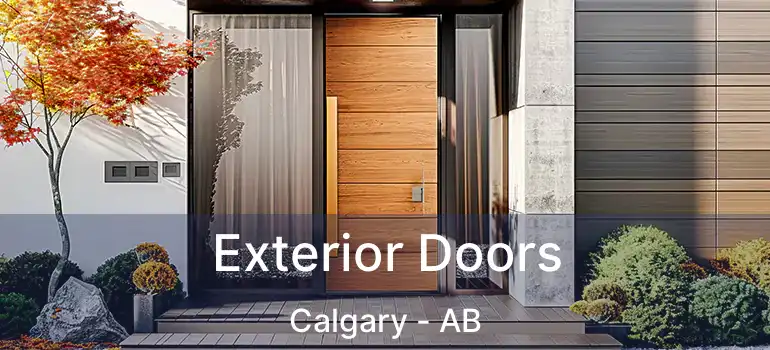  Exterior Doors Calgary - AB