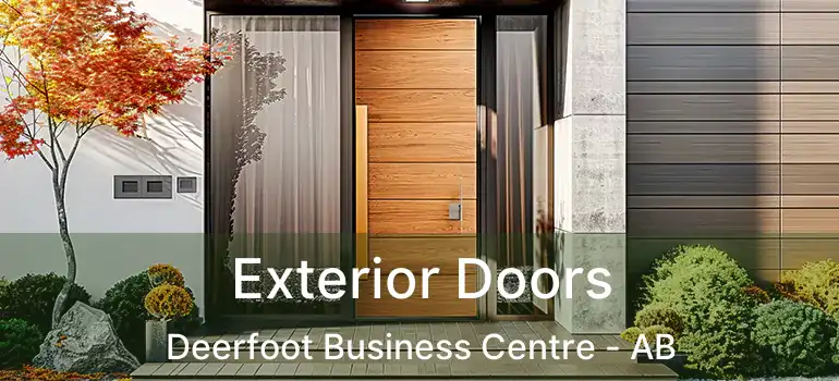  Exterior Doors Deerfoot Business Centre - AB