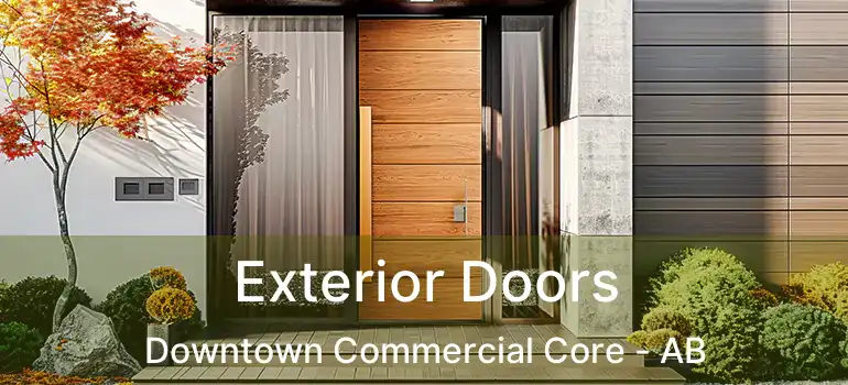  Exterior Doors Downtown Commercial Core - AB