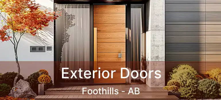  Exterior Doors Foothills - AB