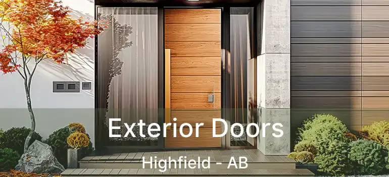  Exterior Doors Highfield - AB