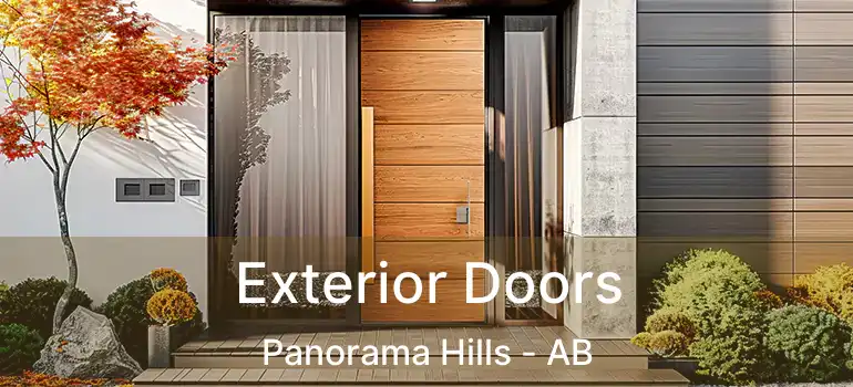  Exterior Doors Panorama Hills - AB