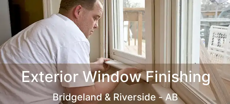  Exterior Window Finishing Bridgeland & Riverside - AB