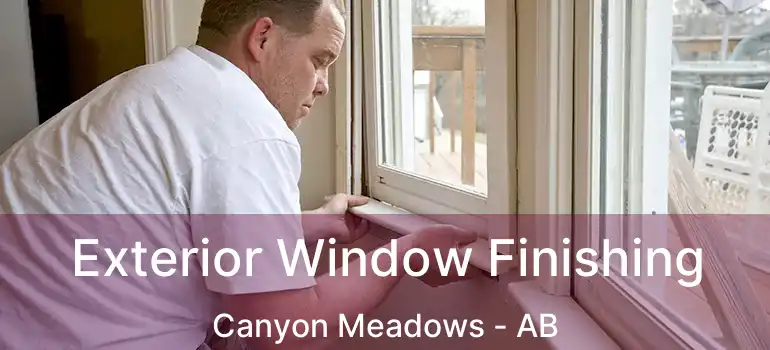  Exterior Window Finishing Canyon Meadows - AB