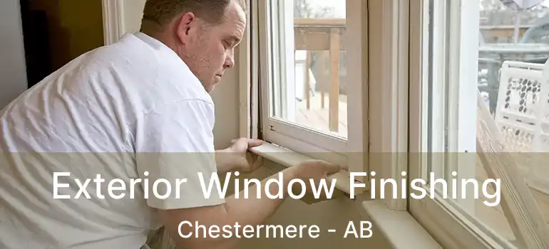  Exterior Window Finishing Chestermere - AB