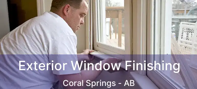  Exterior Window Finishing Coral Springs - AB