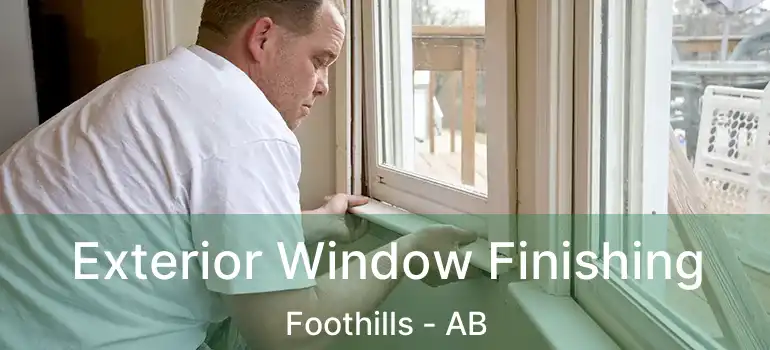  Exterior Window Finishing Foothills - AB