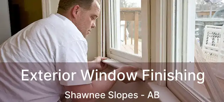  Exterior Window Finishing Shawnee Slopes - AB