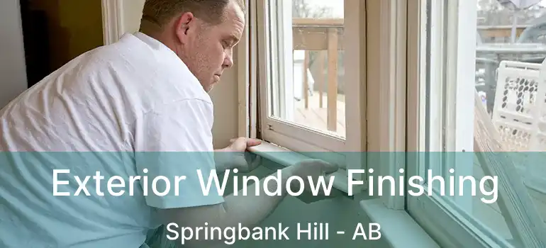  Exterior Window Finishing Springbank Hill - AB