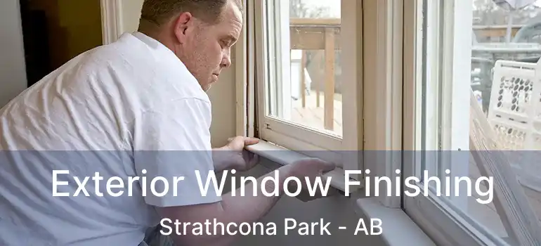  Exterior Window Finishing Strathcona Park - AB