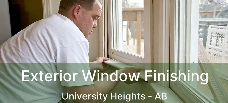  Exterior Window Finishing University Heights - AB
