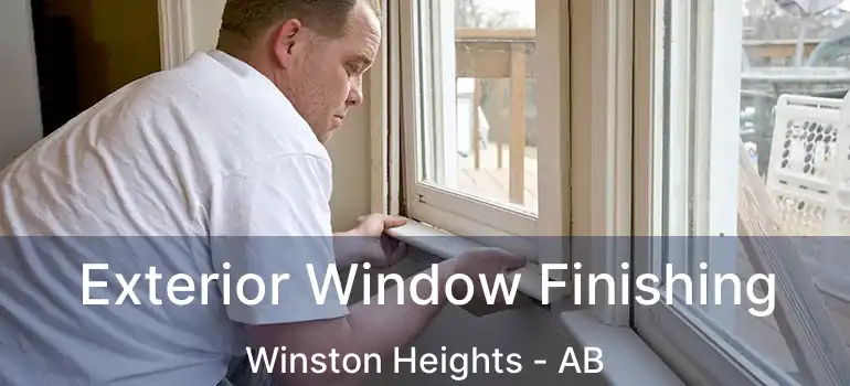  Exterior Window Finishing Winston Heights - AB