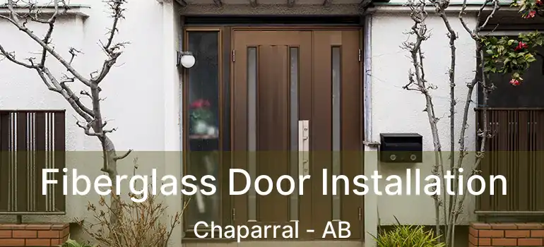  Fiberglass Door Installation Chaparral - AB
