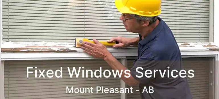  Fixed Windows Services Mount Pleasant - AB