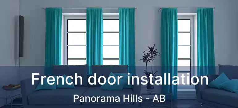  French door installation Panorama Hills - AB