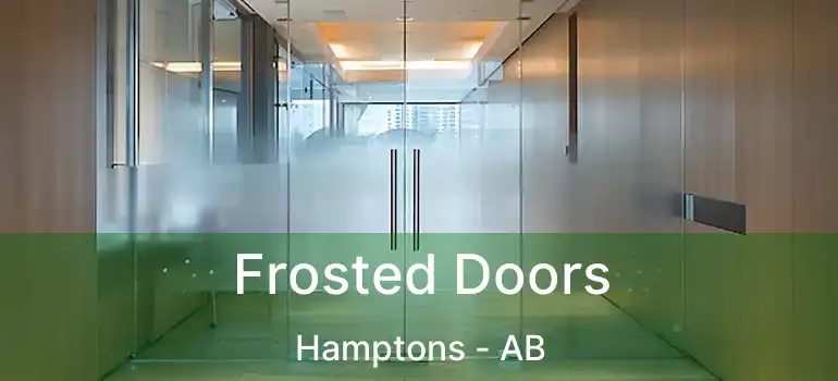  Frosted Doors Hamptons - AB