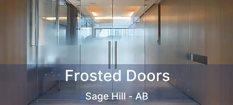  Frosted Doors Sage Hill - AB