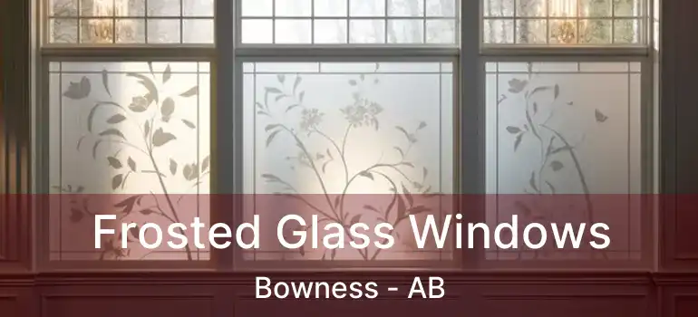  Frosted Glass Windows Bowness - AB
