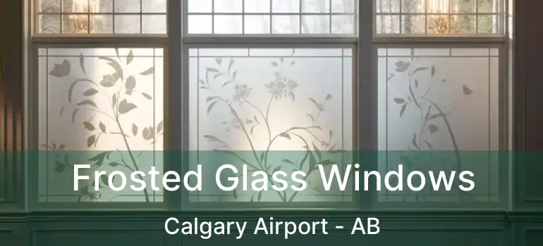  Frosted Glass Windows Calgary Airport - AB