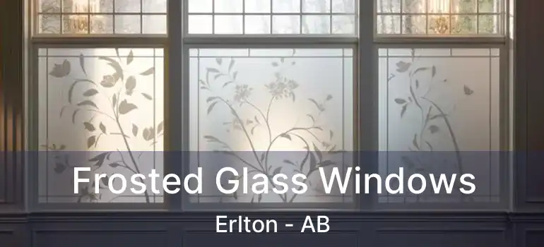  Frosted Glass Windows Erlton - AB