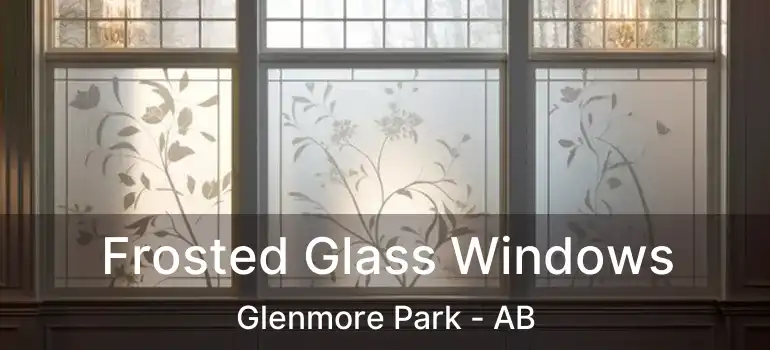  Frosted Glass Windows Glenmore Park - AB