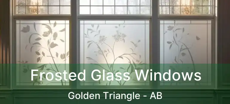  Frosted Glass Windows Golden Triangle - AB