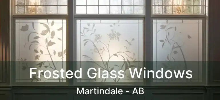  Frosted Glass Windows Martindale - AB
