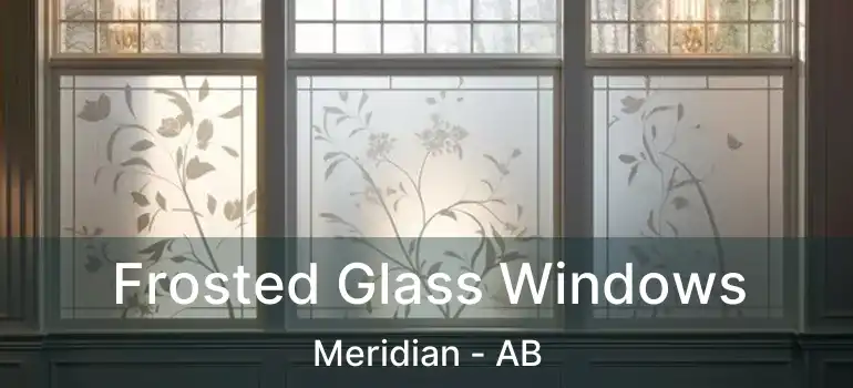  Frosted Glass Windows Meridian - AB