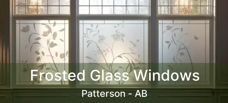  Frosted Glass Windows Patterson - AB
