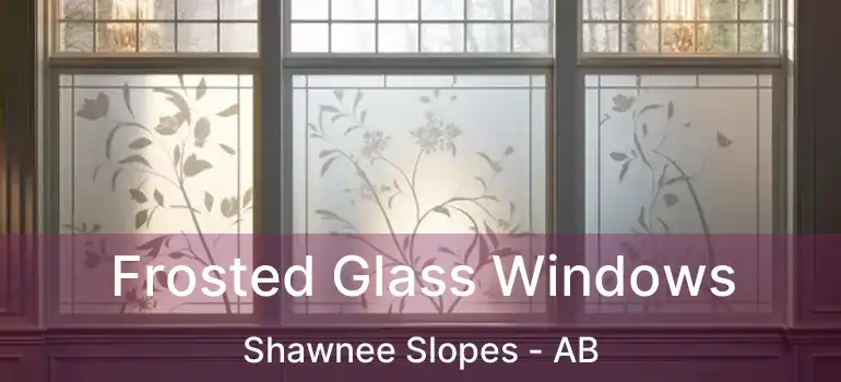  Frosted Glass Windows Shawnee Slopes - AB