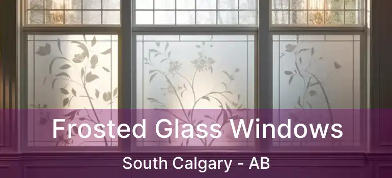  Frosted Glass Windows South Calgary - AB