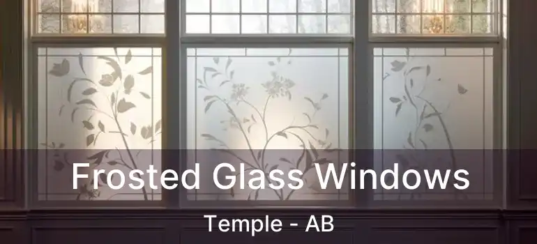  Frosted Glass Windows Temple - AB