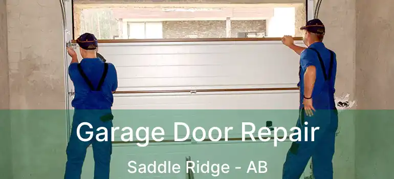 Garage Door Repair Saddle Ridge - AB