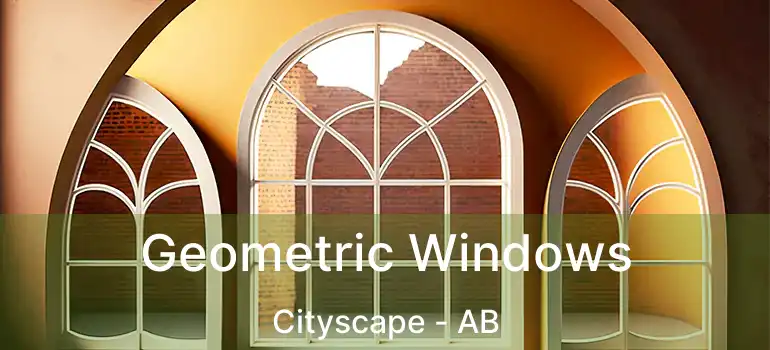  Geometric Windows Cityscape - AB