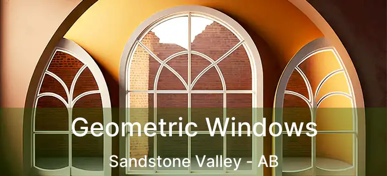  Geometric Windows Sandstone Valley - AB