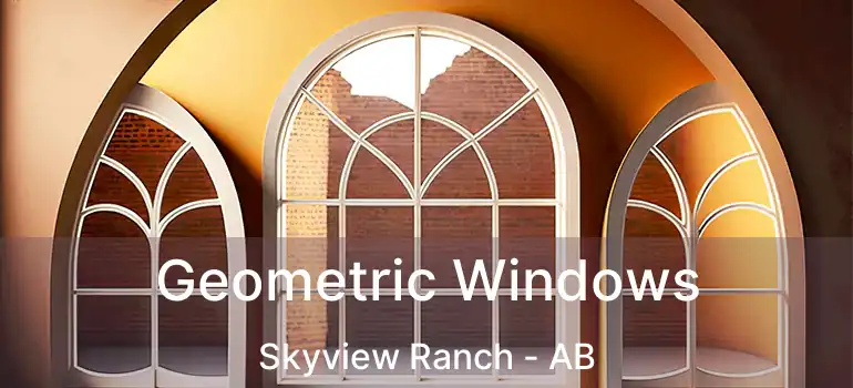  Geometric Windows Skyview Ranch - AB