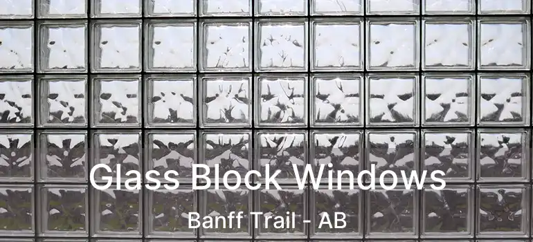  Glass Block Windows Banff Trail - AB
