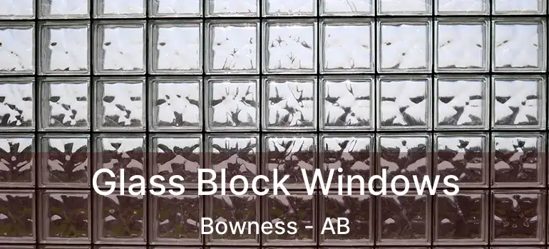  Glass Block Windows Bowness - AB
