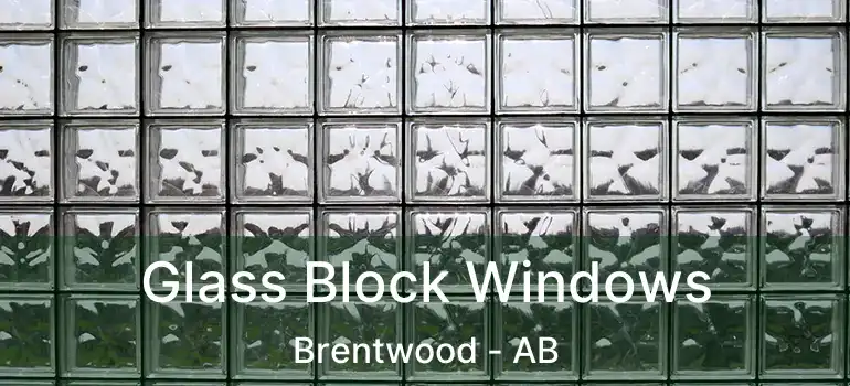  Glass Block Windows Brentwood - AB