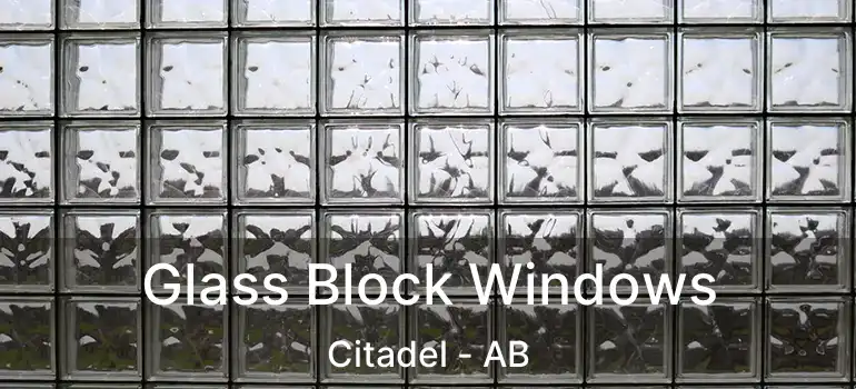  Glass Block Windows Citadel - AB