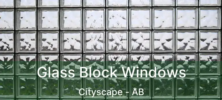  Glass Block Windows Cityscape - AB