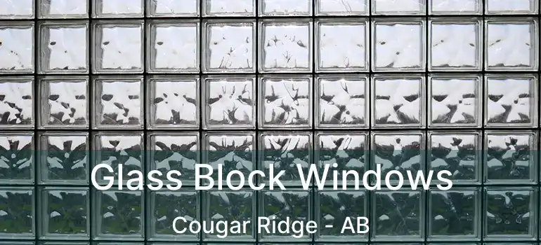  Glass Block Windows Cougar Ridge - AB